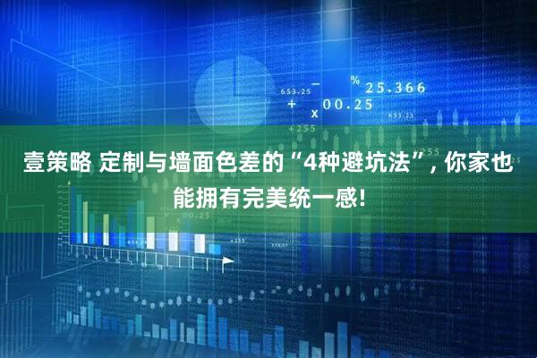 壹策略 定制与墙面色差的“4种避坑法”, 你家也能拥有完美统一感!